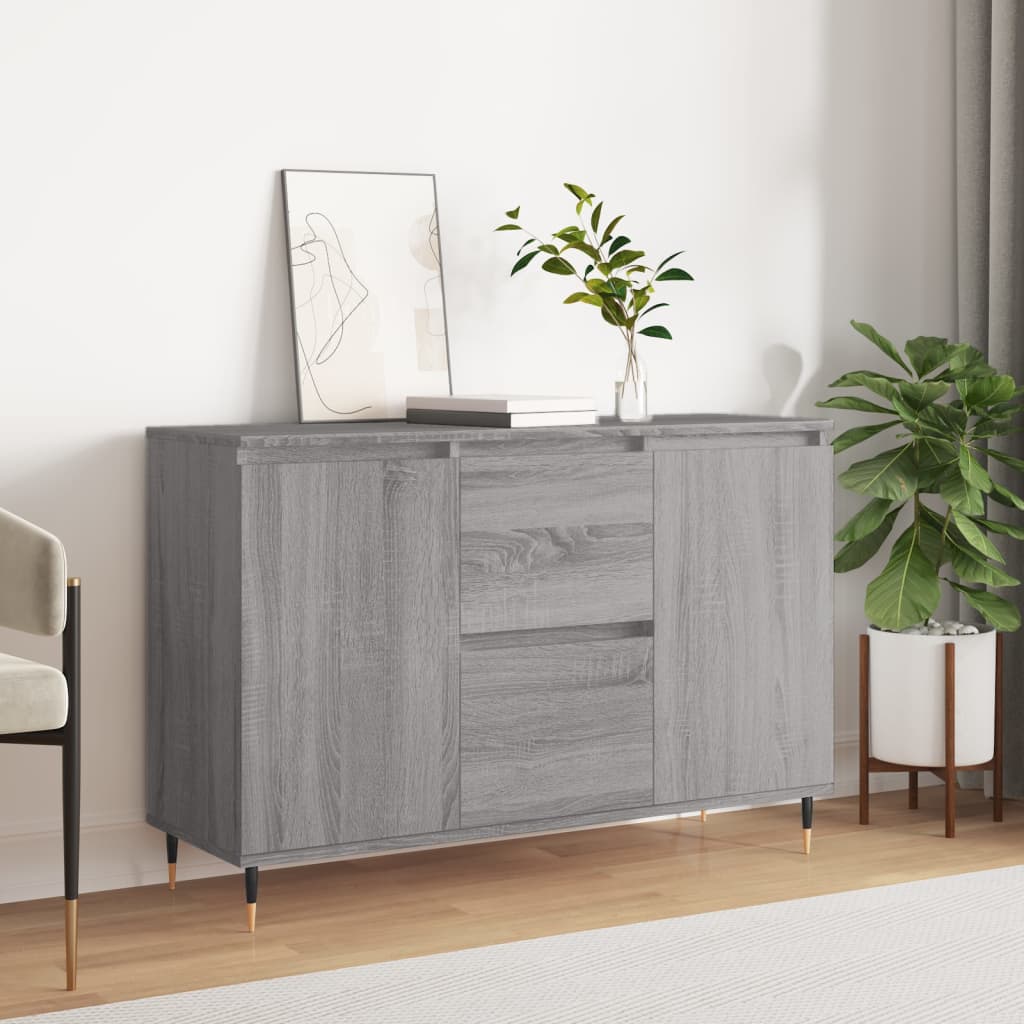 Berkfield Sideboard Grey Sonoma 104x35x70 cm Engineered Wood