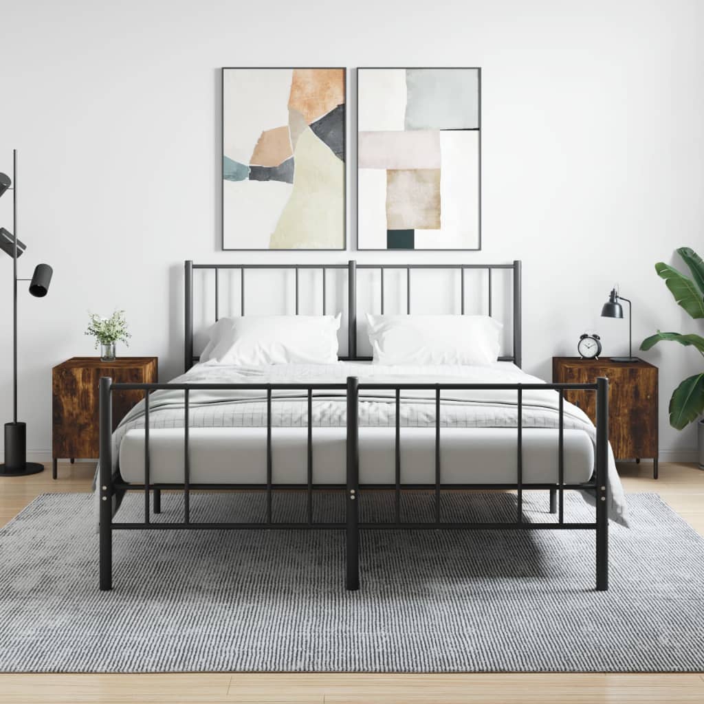 Berkfield Bedside Cabinets 2 pcs Smoked Oak 40x40x50 cm Engineered Wood