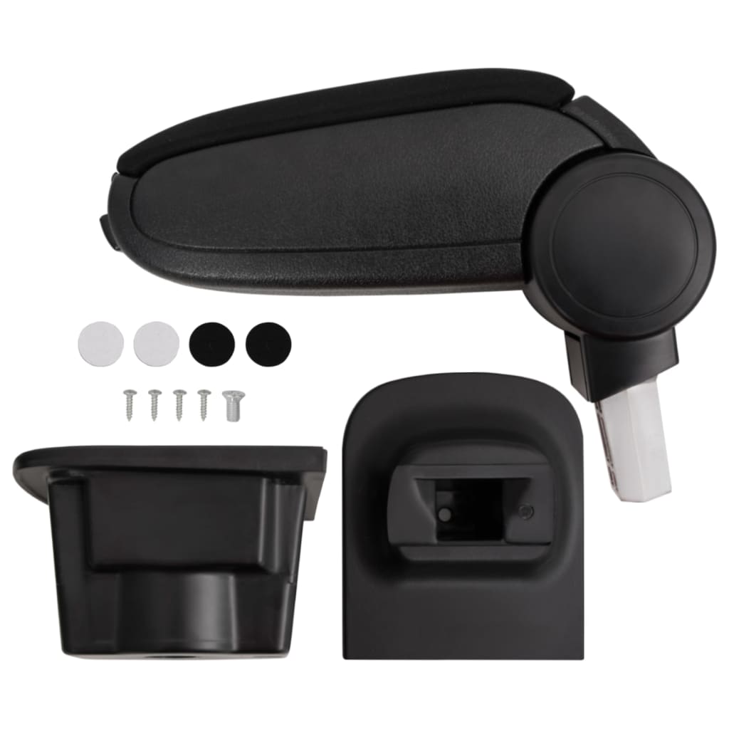 Berkfield Car Armrest Black 16x35x(30-49) cm ABS