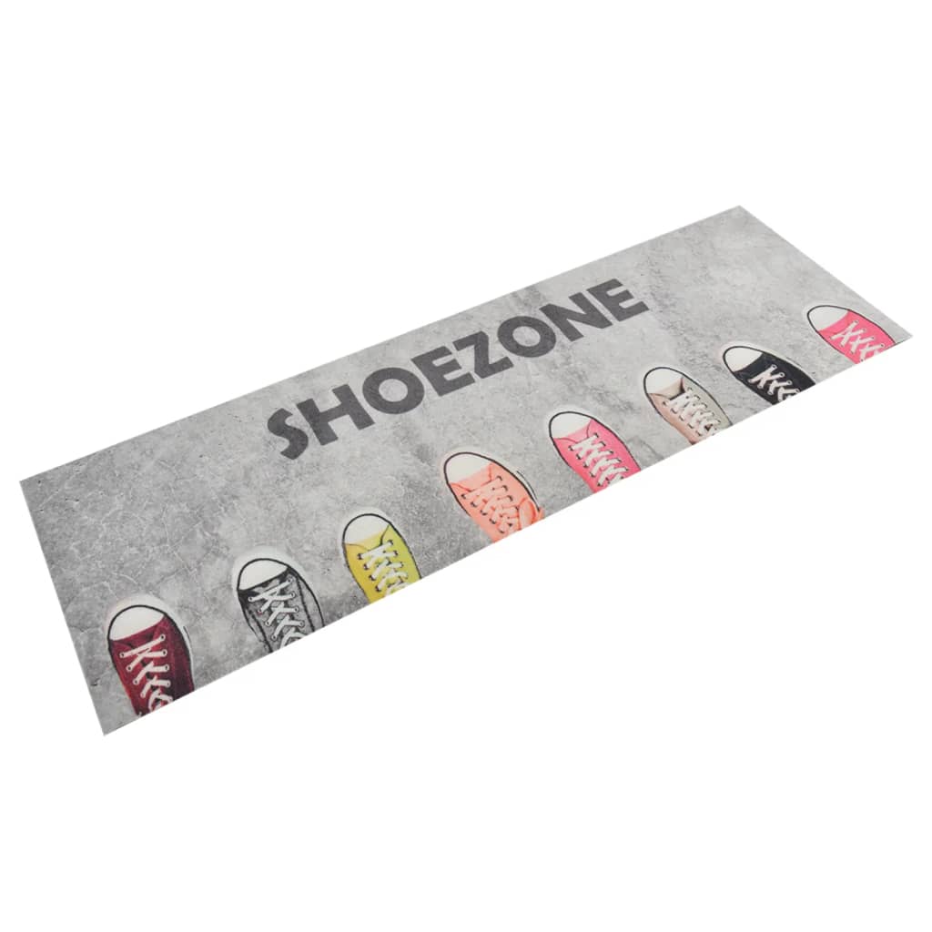 Berkfield Kitchen Rug Washable Shoezone 60x180 cm Velvet