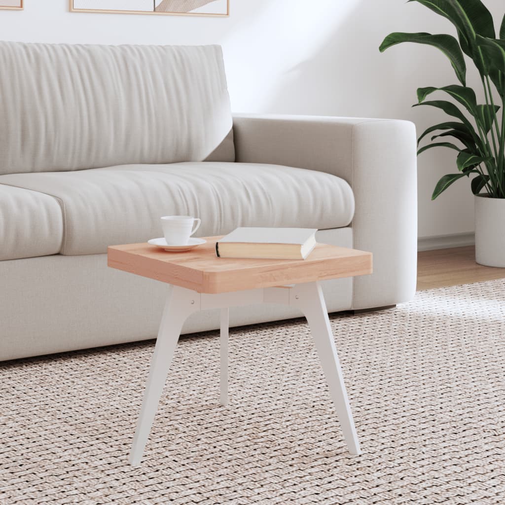 Berkfield Table Top 40x40x4 cm Square Solid Wood Beech