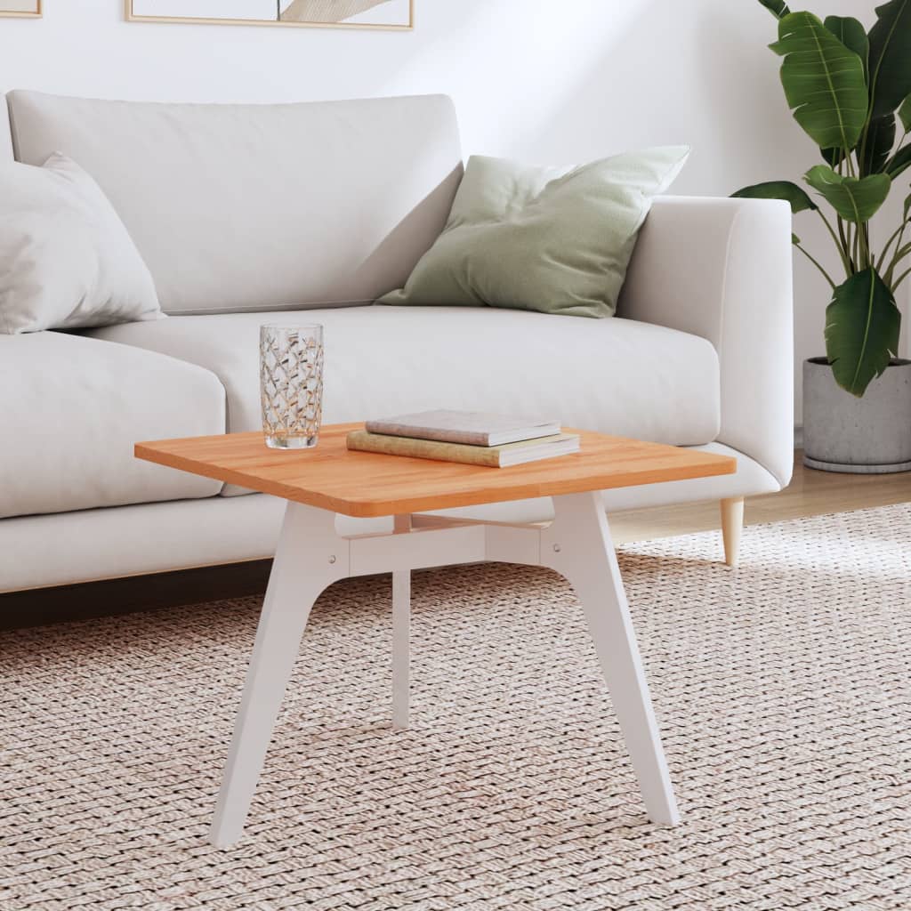 Berkfield Table Top 50x50x1.5 cm Square Solid Wood Beech