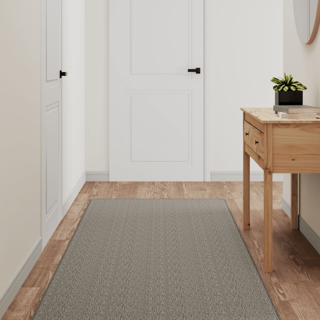 Berkfield Carpet Runner Sisal Look Silver 80x150 cm