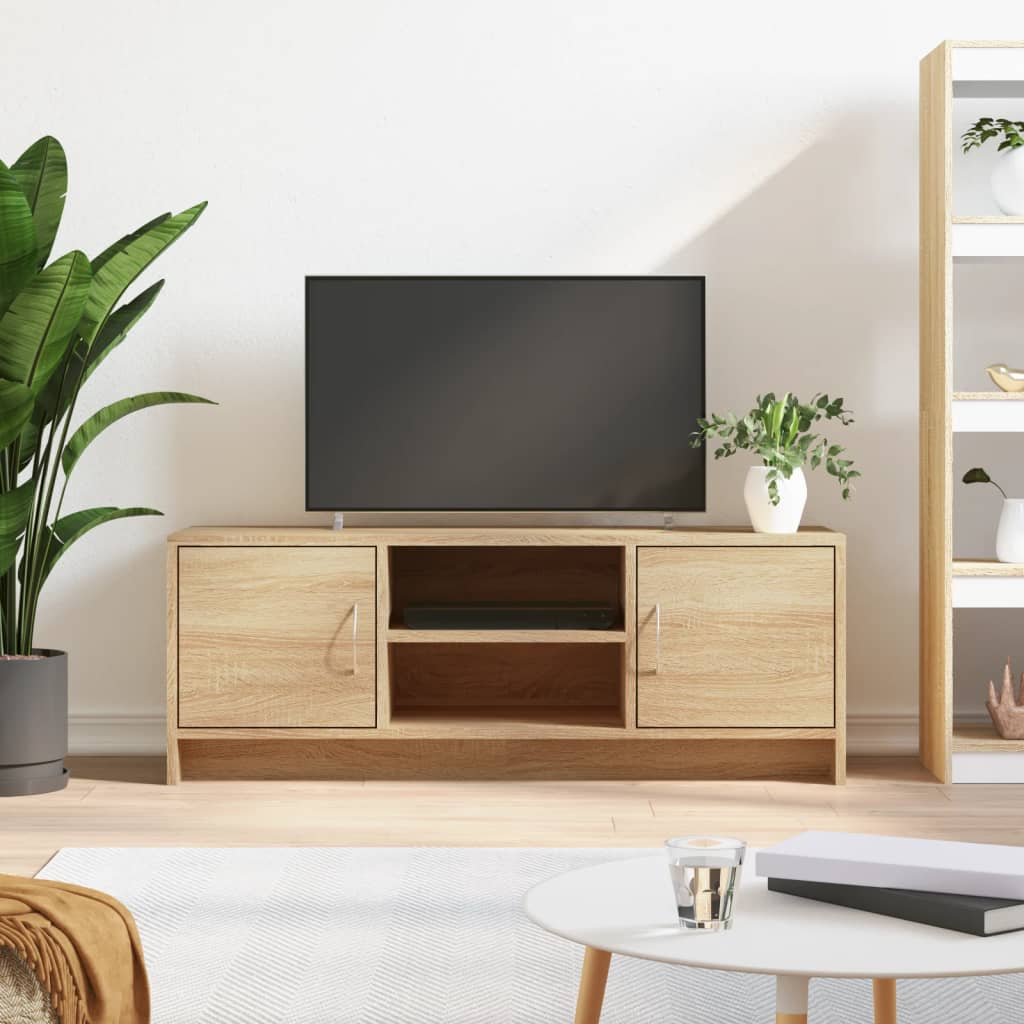 Berkfield TV Cabinet Sonoma Oak 102x30x37.5 cm Engineered Wood