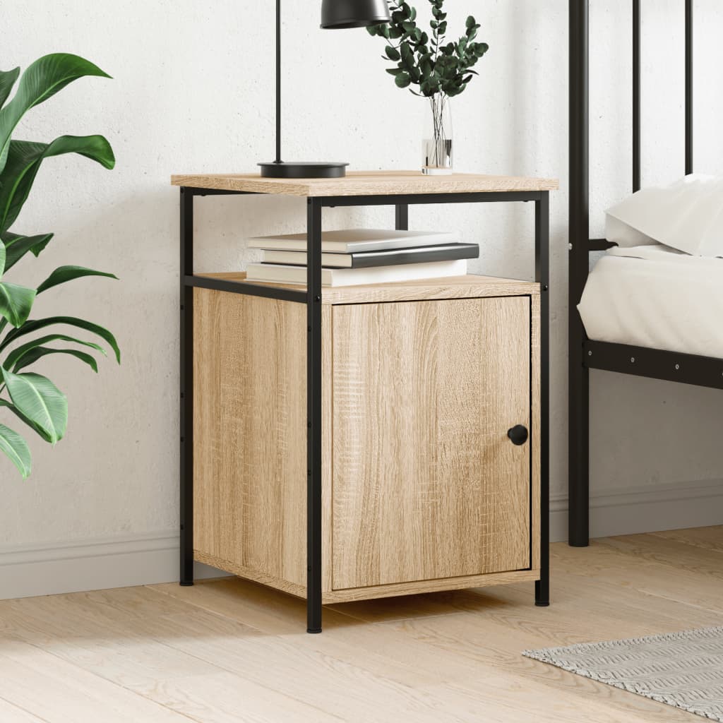 Berkfield Bedside Cabinet Sonoma Oak 40x42x60 cm Engineered Wood