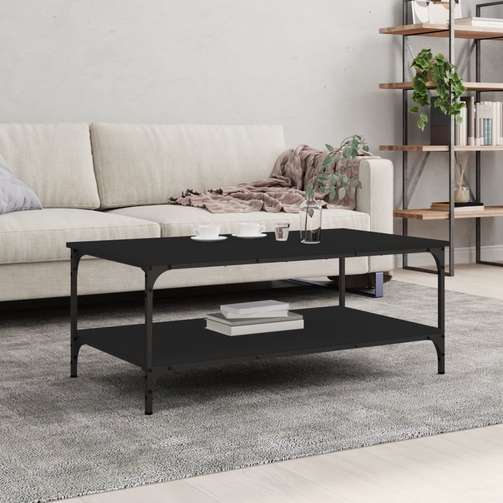 Berkfield Coffee Table Black 100x55x40 cm Engineered Wood