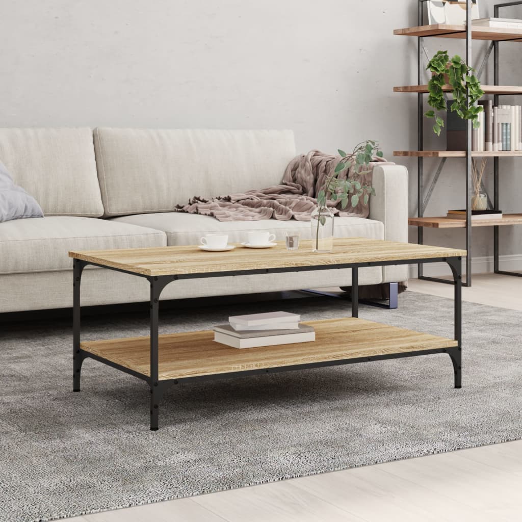 Berkfield Coffee Table Sonoma Oak 100x55x40 cm Engineered Wood
