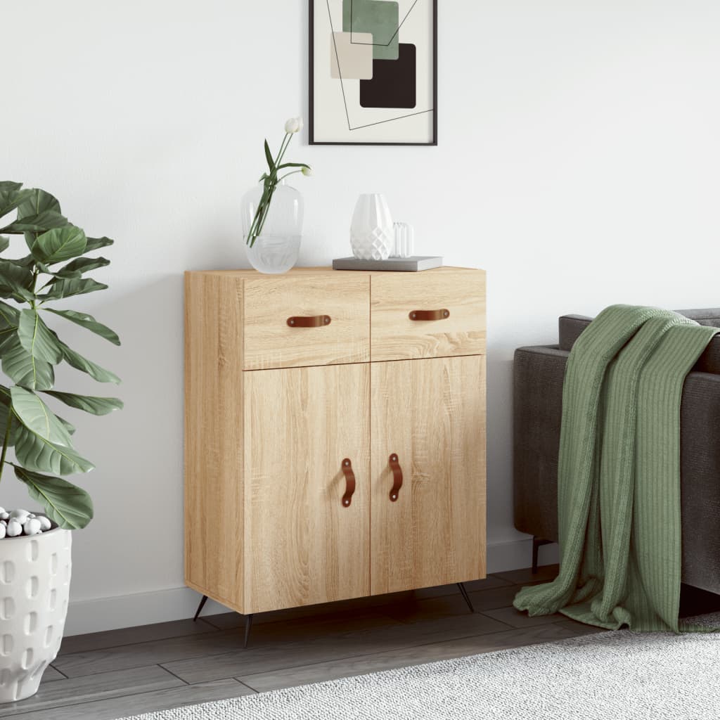 Berkfield Sideboard Sonoma Oak 69.5x34x90 cm Engineered Wood