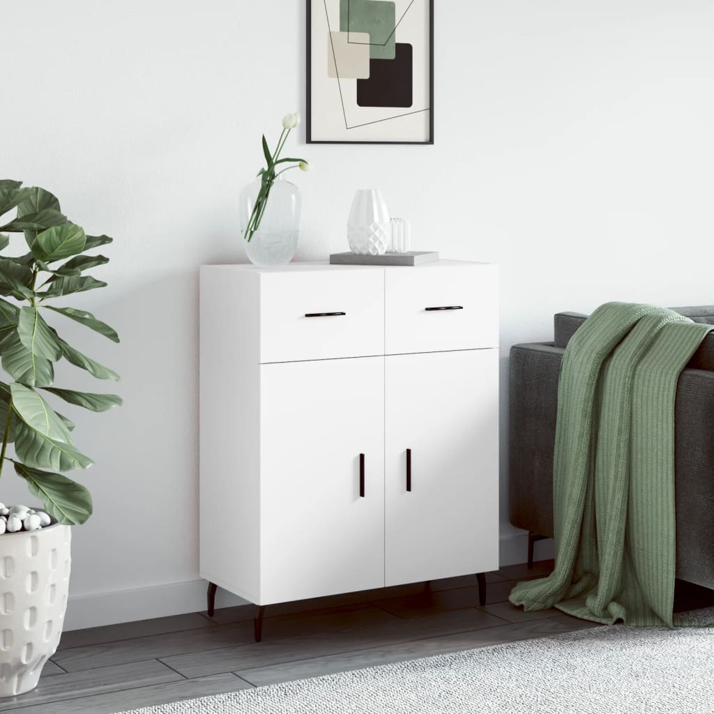 Berkfield Sideboard White 69.5x34x90 cm Engineered Wood