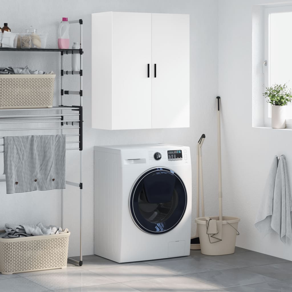Berkfield Wall Mounted Cabinet White 69.5x34x90 cm