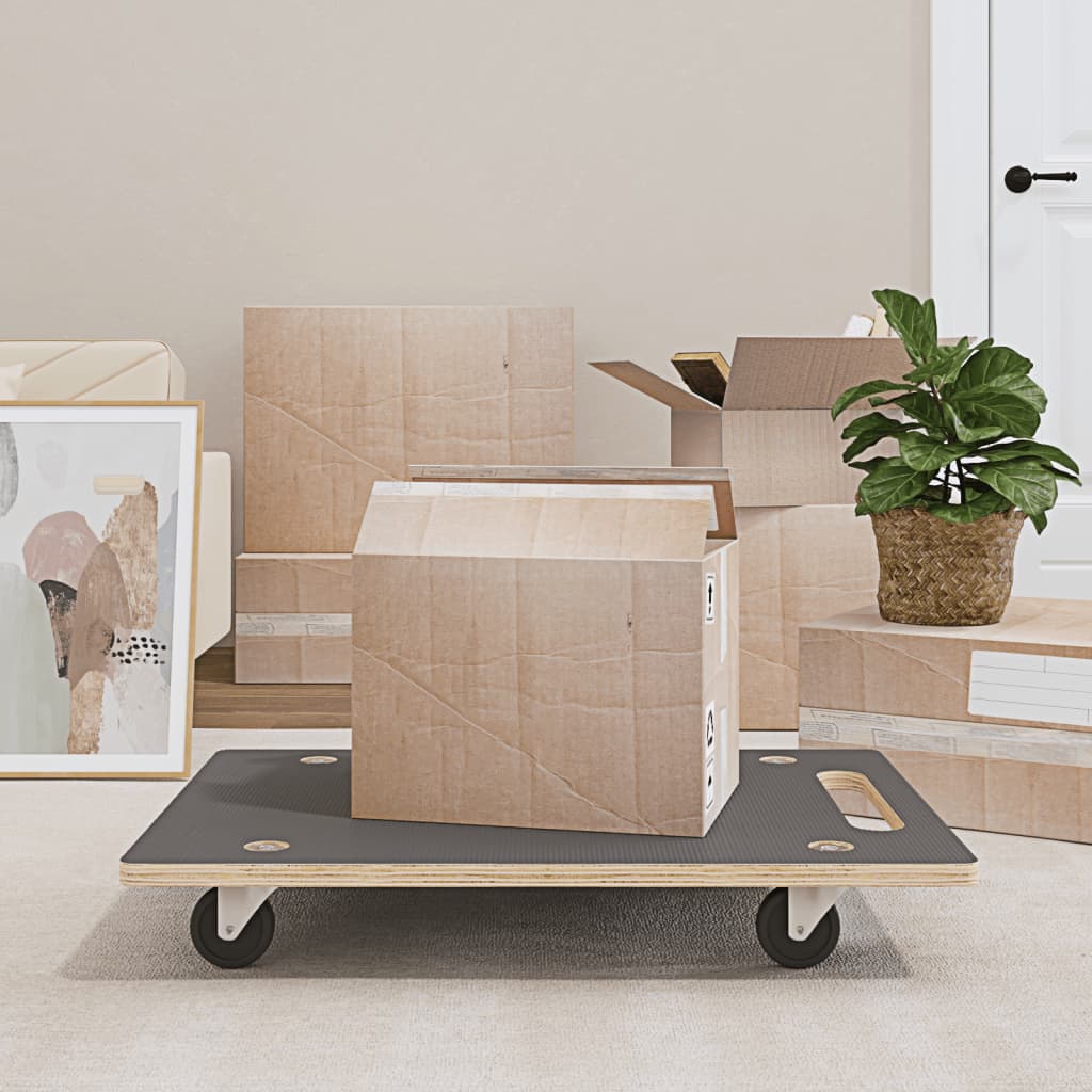Berkfield Dolly Trolleys 2 pcs Rectangular 80x55x11.5 cm