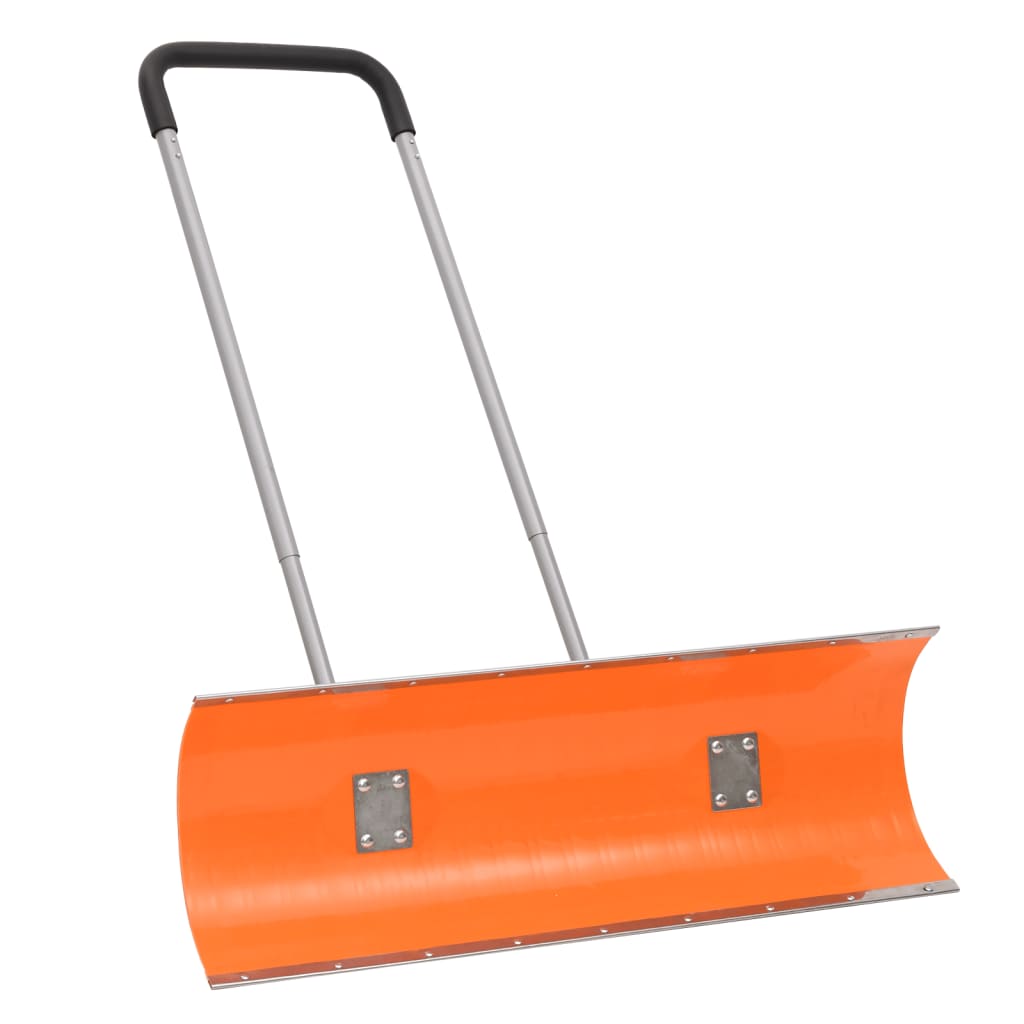 Berkfield Snow Shovel with Extendable Handle Orange 96 cm Blade Steel