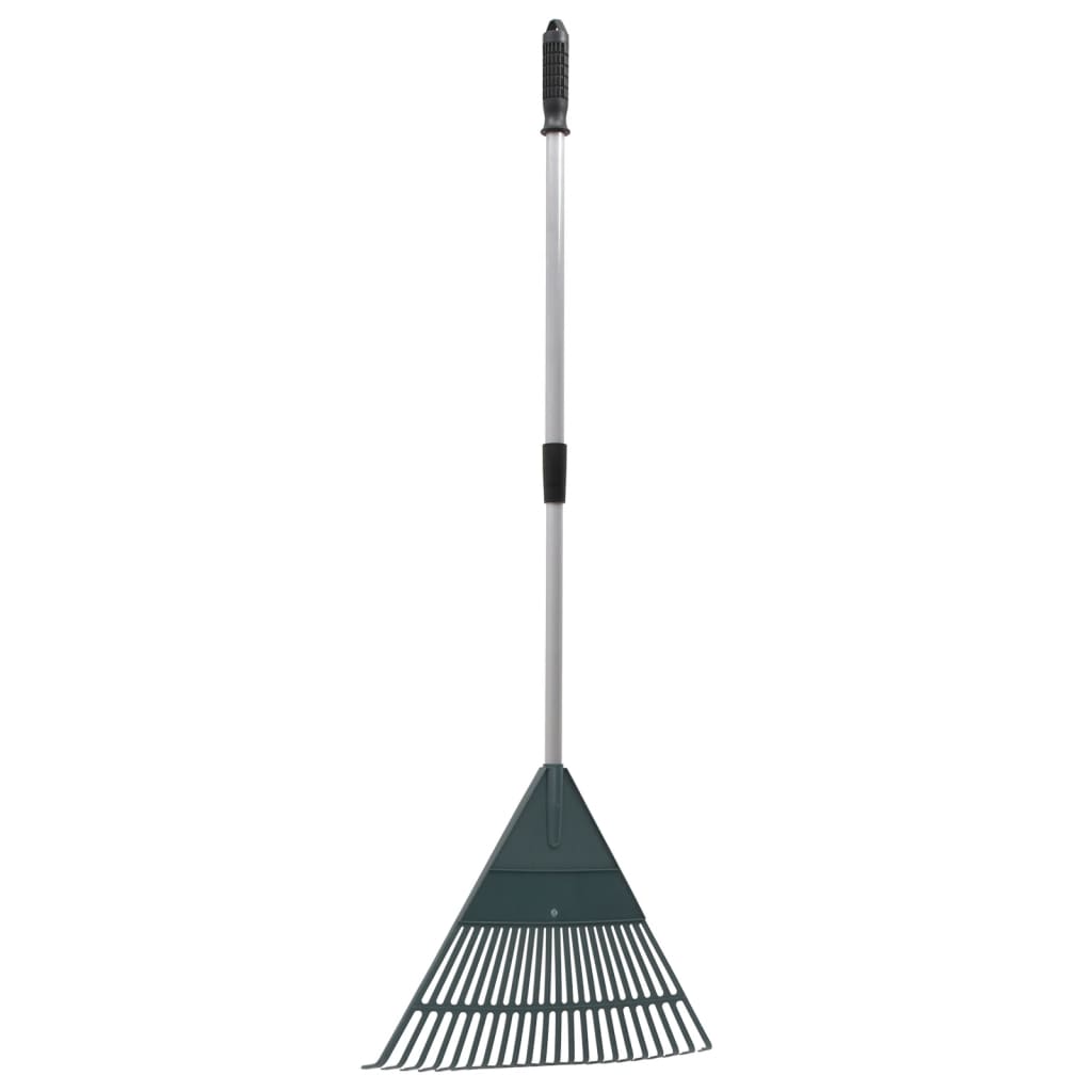 Berkfield Leaf Rake Dark Green 155.5 cm PP