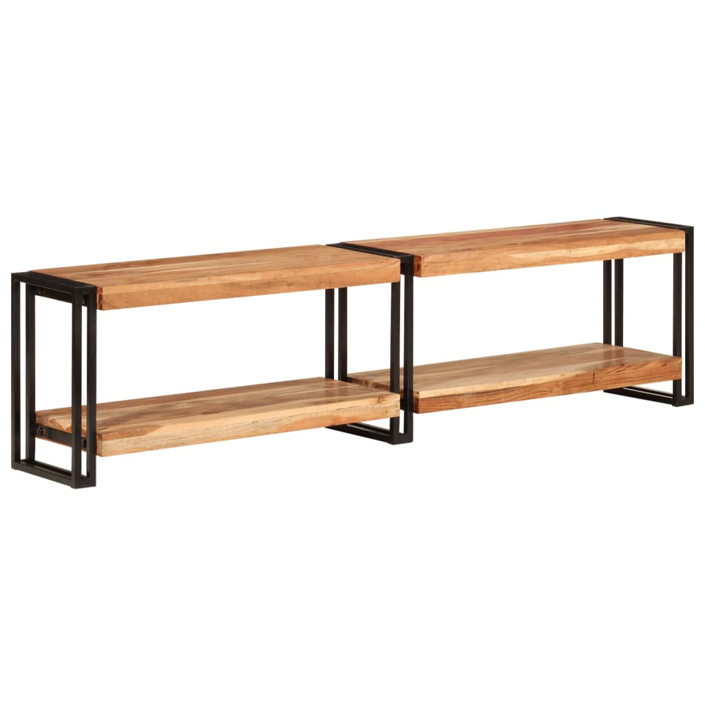 Berkfield TV Cabinet 160x30x40 cm Solid Wood Acacia