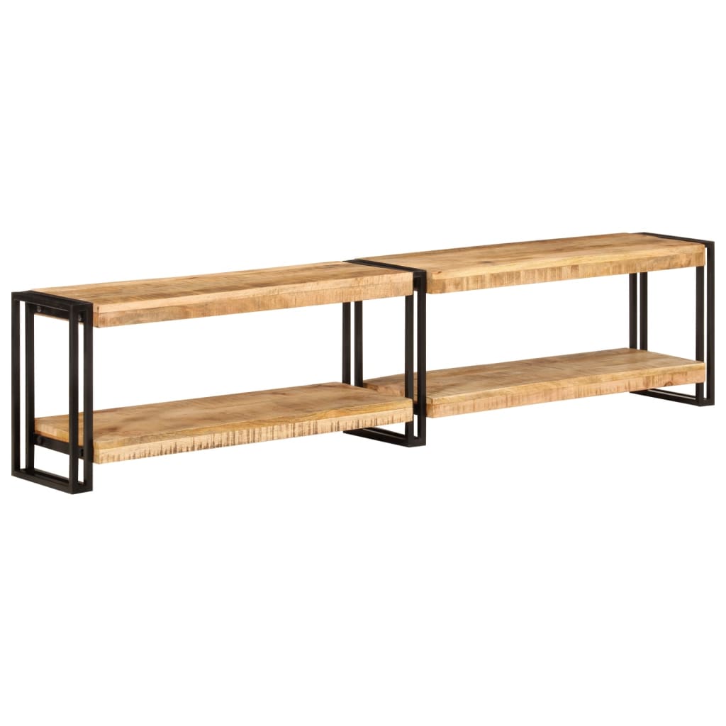 Berkfield TV Cabinet 180x30x40 cm Solid Wood Mango