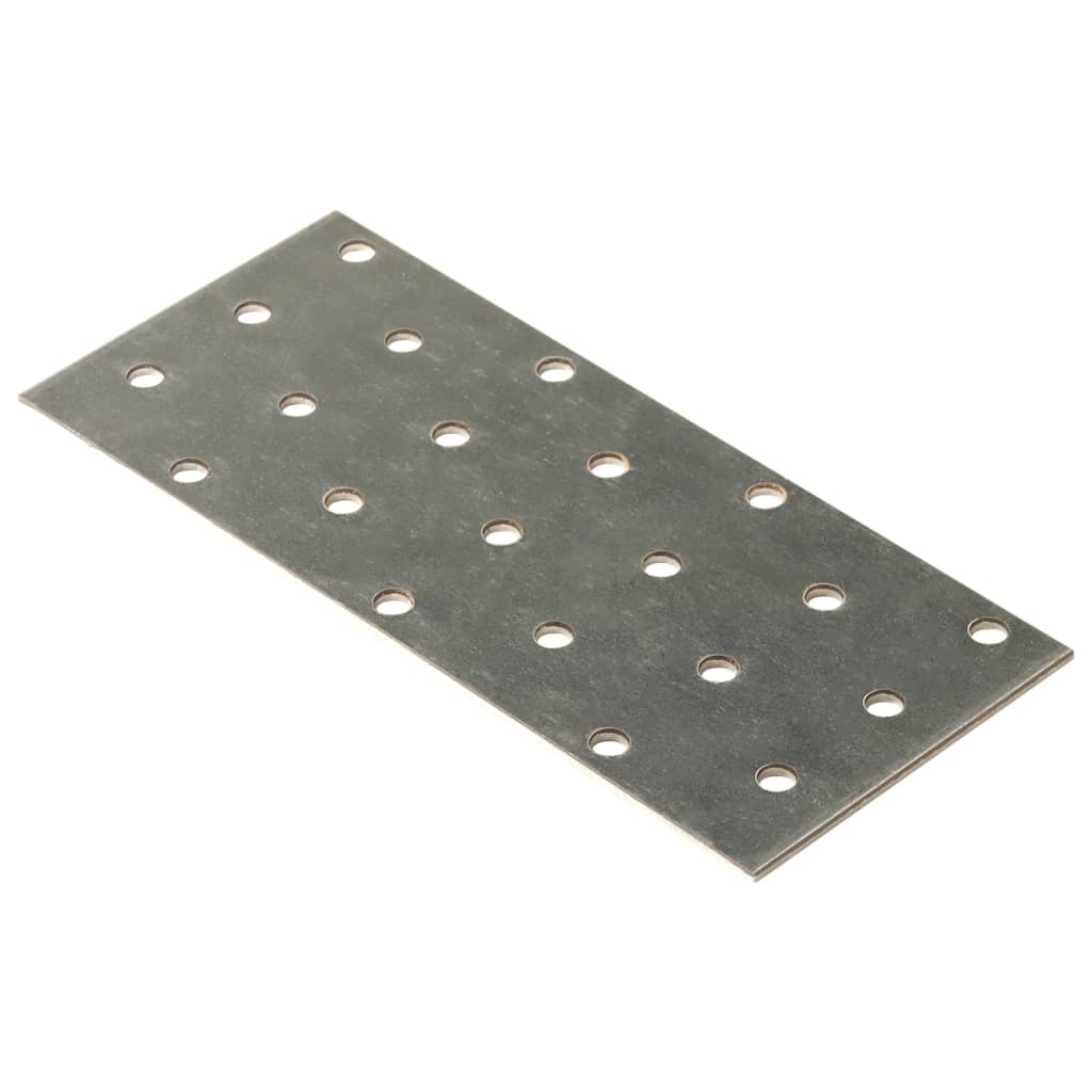 Berkfield Perforated Plates 40 pcs 2 mm 140x60 mm Galvanised Steel