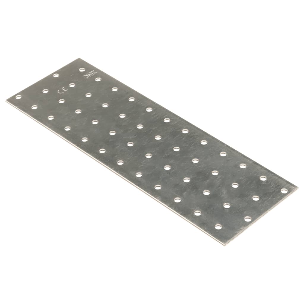 Berkfield Perforated Plates 20 pcs 2 mm 240x80 mm Galvanised Steel