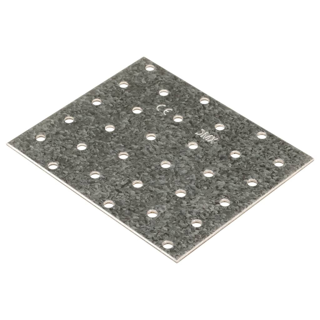 Berkfield Perforated Plates 20 pcs 2 mm 120x100 mm Galvanised Steel