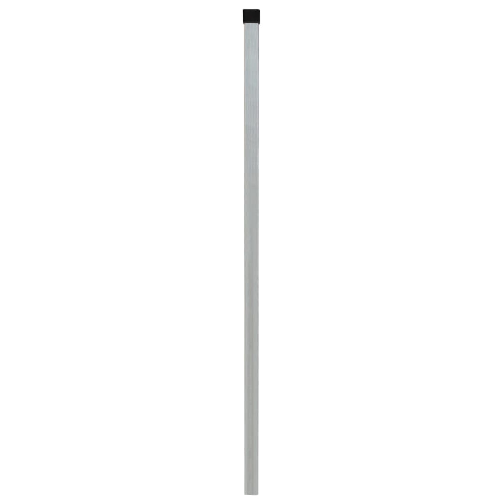 Berkfield Fence Posts 20 pcs Silver 200 cm Galvanised Steel