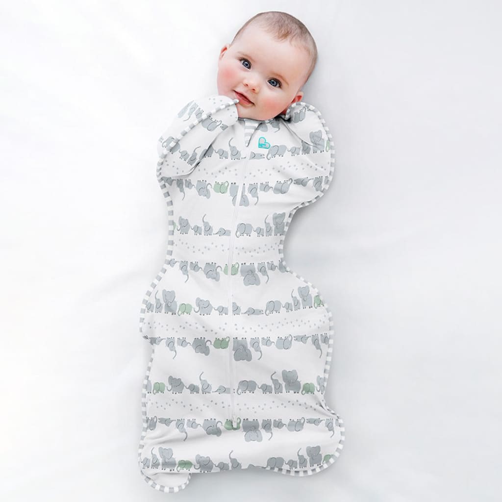 Love to Dream Baby Swaddle Swaddle Up Lite Stage 1 S Elephant White