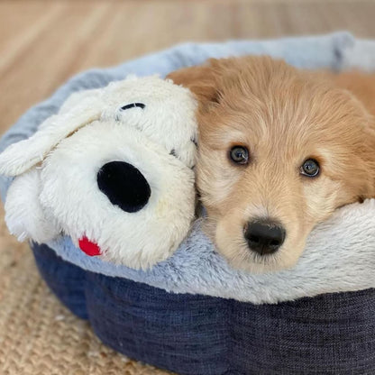 Snuggle Puppy Heartbeat Stuffed Dog Toy Golden