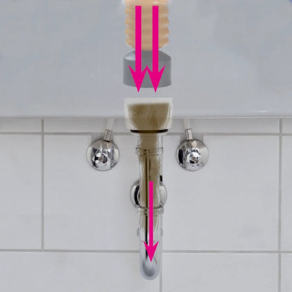 Drain Buster Handheld Drain Plunger Orange and Black