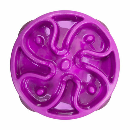 Outward Hound Mini Slow Feeder for Dogs Slo Bowl Purple
