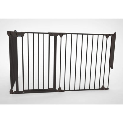Noma 3-panel Safety Gate Modular Metal Black