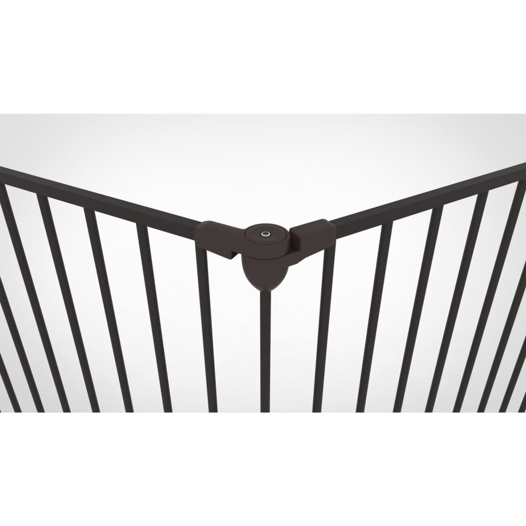 Noma 3-panel Safety Gate Modular Metal Black