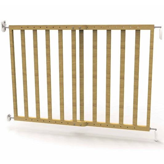Noma Extending Safety Gate 63.5-106 cm Wood Natural 93729