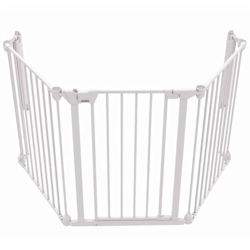 Noma 3-Panel Safety Gate Modular Metal White 94054