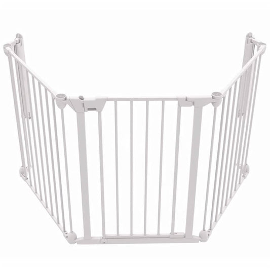 Noma 3-Panel Safety Gate Modular Metal White 94054