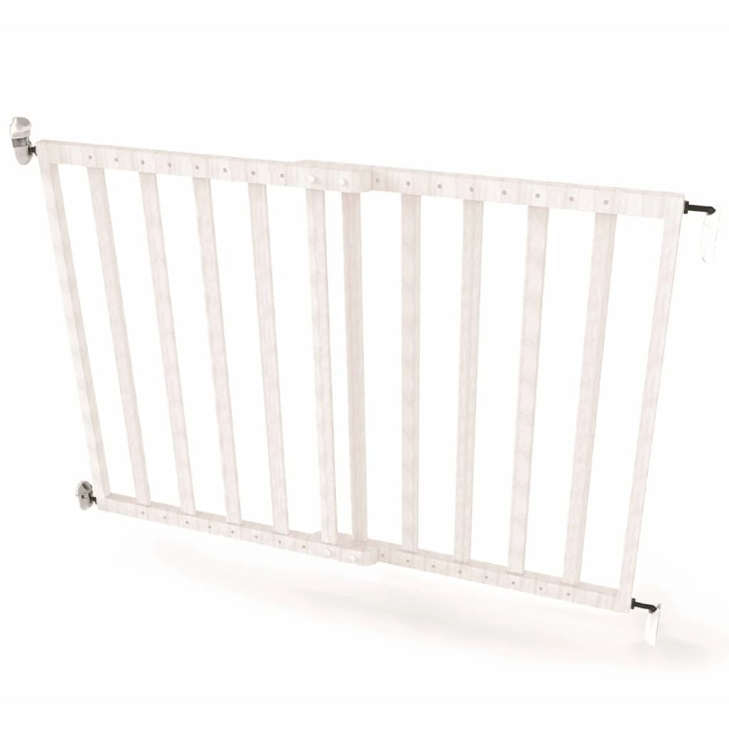 Noma Extending Safety Gate 63.5-106 cm Wood White 94153