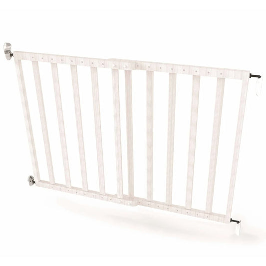 Noma Extending Safety Gate 63.5-106 cm Wood White 94153