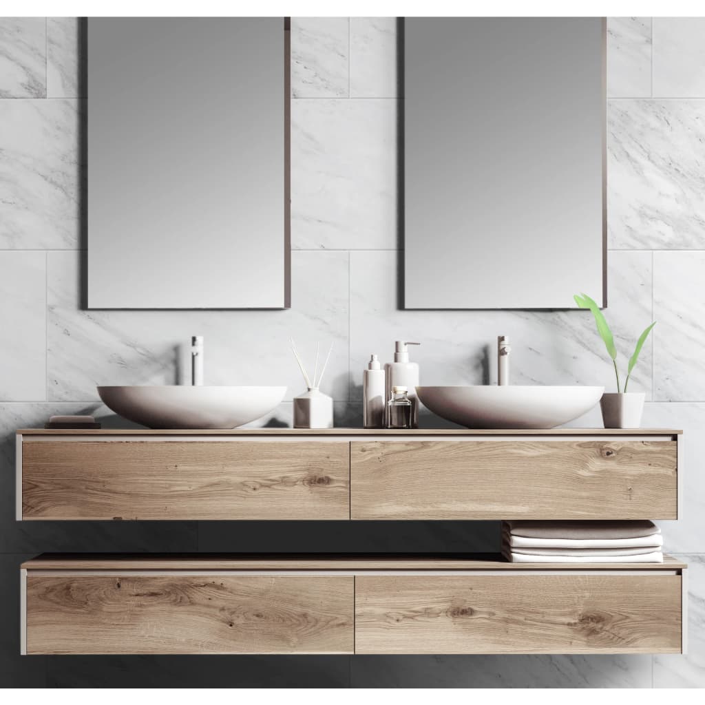 Grosfillex Wallcovering Tile Gx Wall+ 11pcs Marble 30x60cm