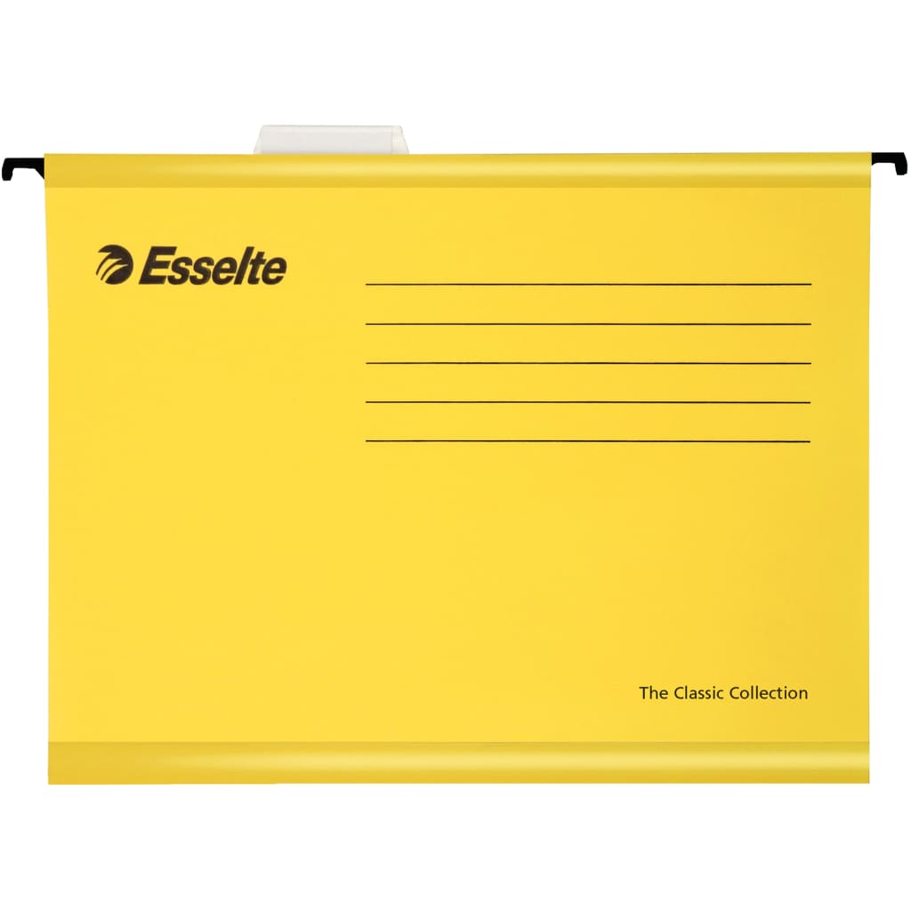 Esselte Reinforced Suspension File 25 pcs Yellow