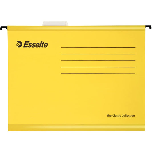 Esselte Reinforced Suspension File 25 pcs Yellow