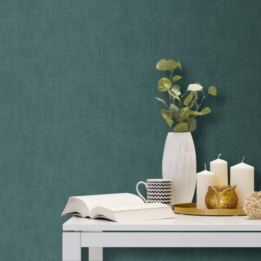 DUTCH WALLCOVERINGS Wallpaper Plain Green