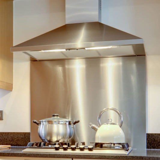 Nordlinger Splashback 90x70cm Stainless Steel Silver