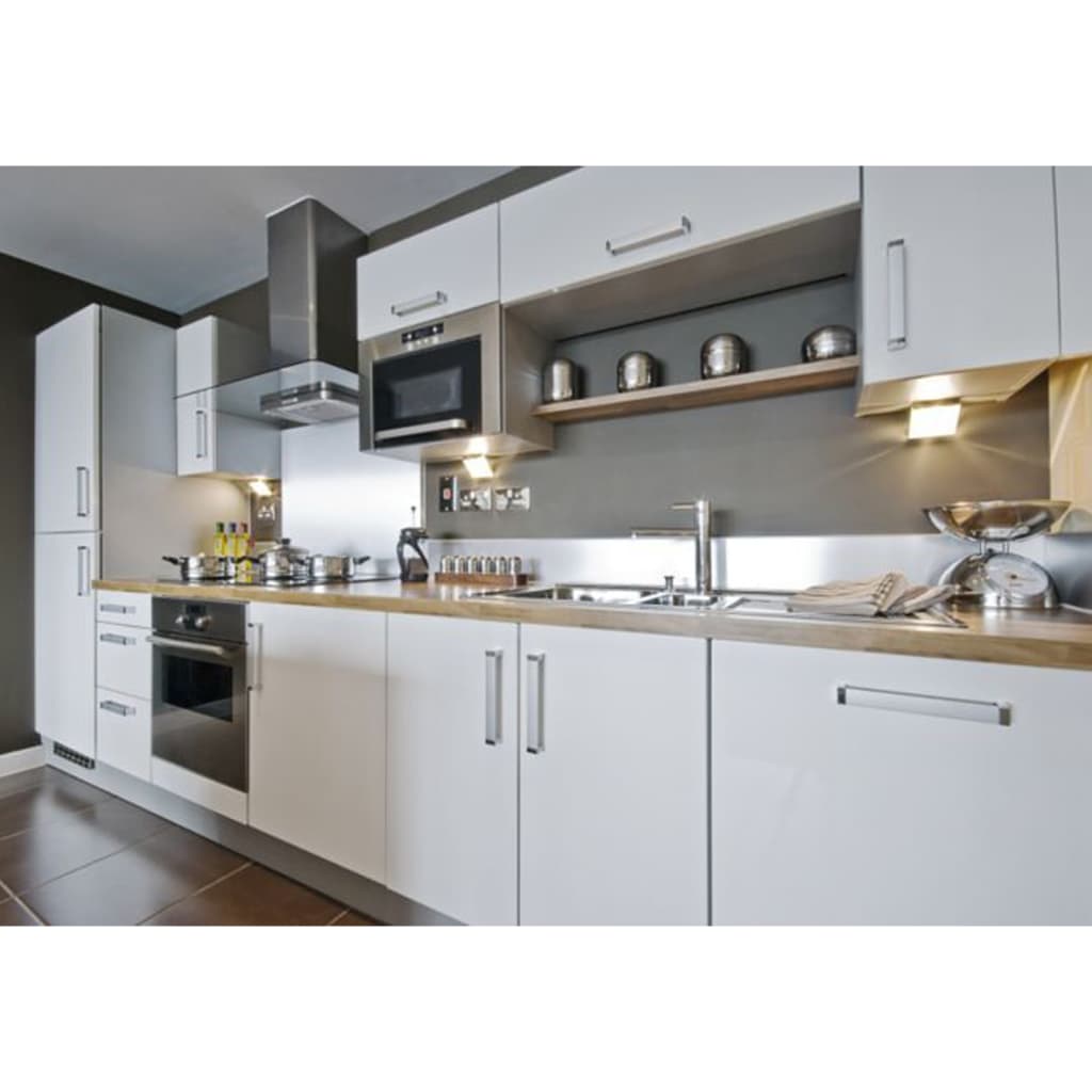 Nordlinger Splashback 120x15cm Stainless Steel Silver