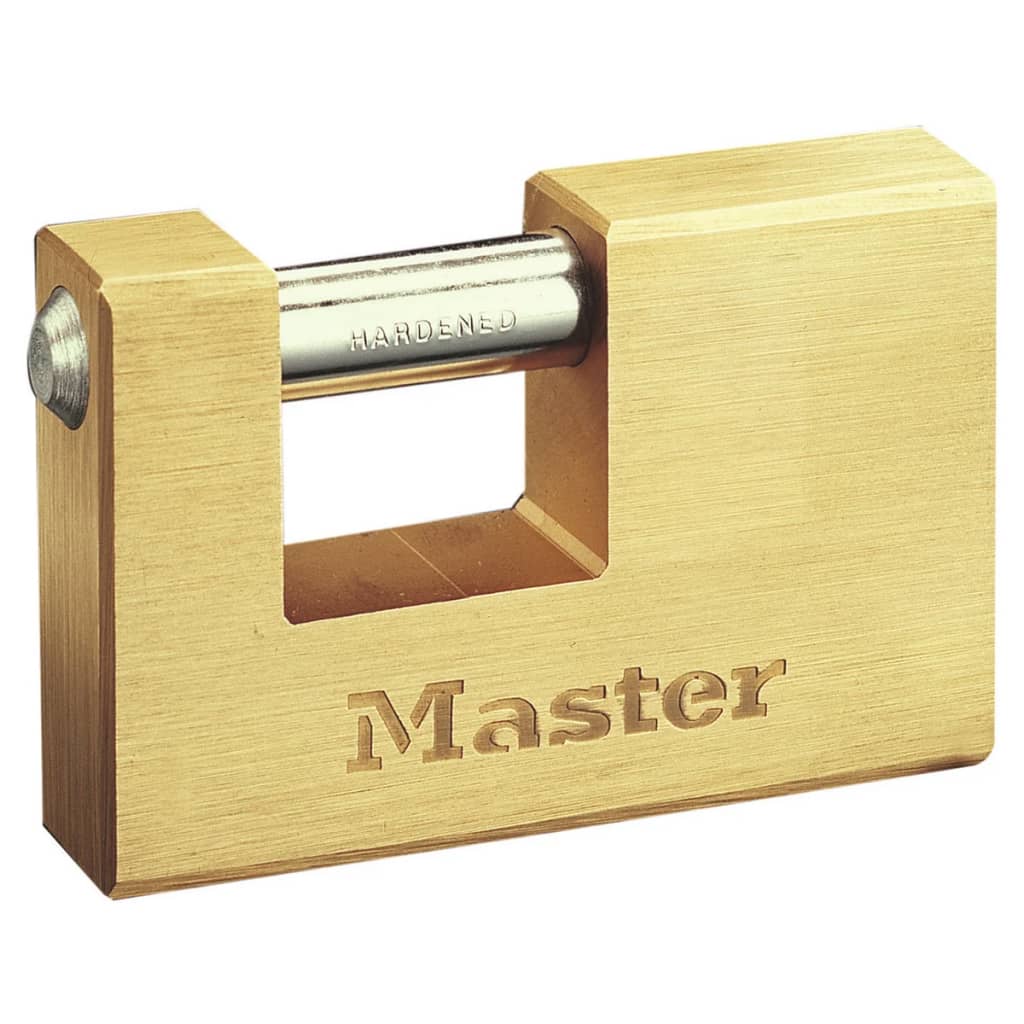 Master Lock Armoured Padlock Solid Brass 85 mm 608EURD