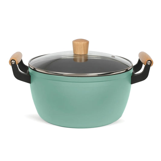 Livoo Stewpot with Wooden Handles 24 cm 5 L Green