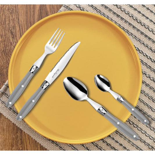 Lou Laguiole 24-Piece Cutlery Set Comptoir Grey