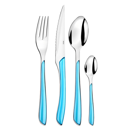 Amefa 24 Piece Cutlery Set Eclat Turquoise