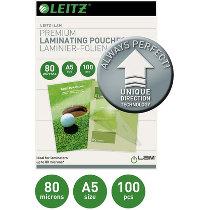 Leitz Lami-Pouches ILAM 80 Microns A5 100 pcs