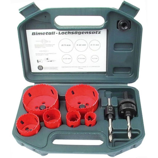 Br�_�”_der Mannesmann Eight Piece Hole Saw Set HSS 44100