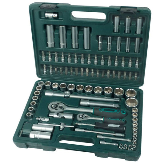 BrÌ_der Mannesmann 94 Piece Ratcheting Socket Spanner Set 98410