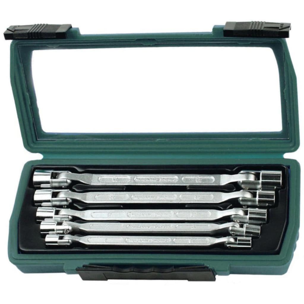 BrÌ_der Mannesmann Five Piece Double-ended Swivel Spanner Set 19821