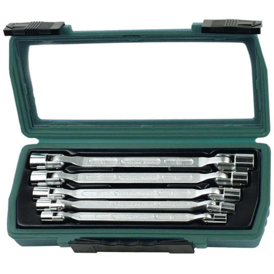 BrÌ_der Mannesmann Five Piece Double-ended Swivel Spanner Set 19821