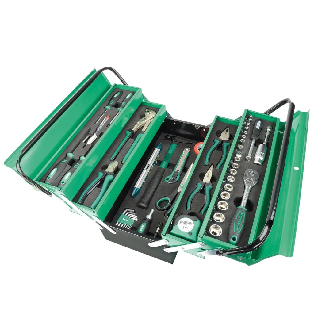Br�_�”_der Mannesmann 88 Piece Tool Box Metal Filled